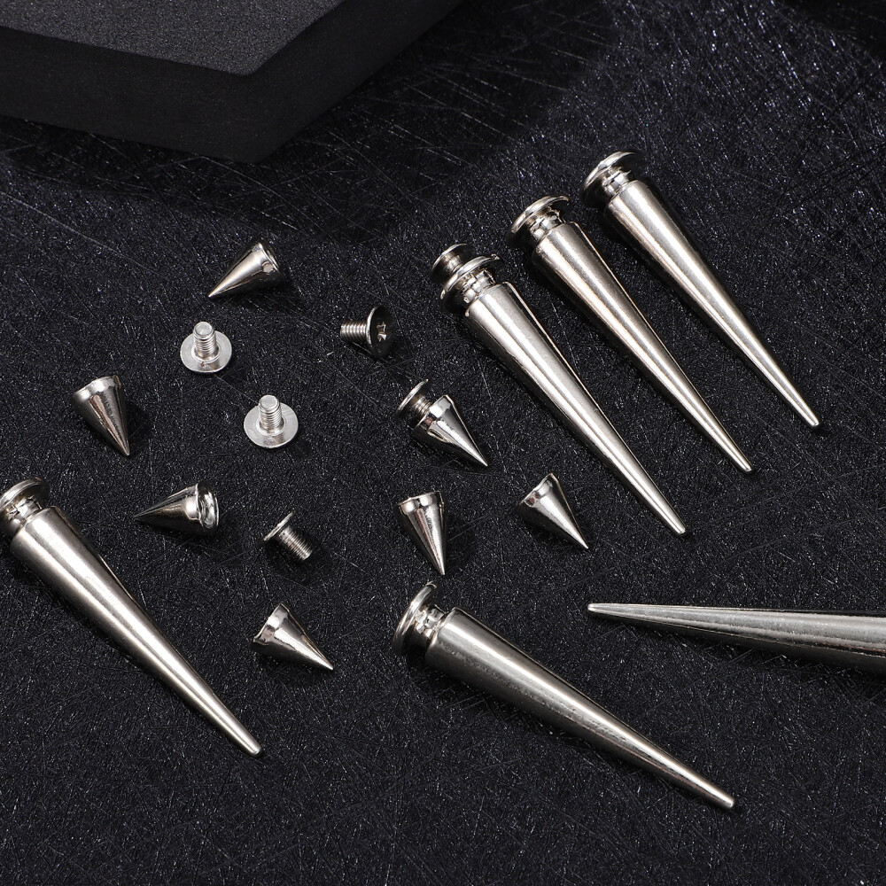 40pcs Punk Studs Spikes Craft Accessories Spike Studs for Clothing DIY eBay
