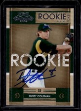 2008 Playoff Contenders #22 Autographed Dusty Coleman Trading Card
