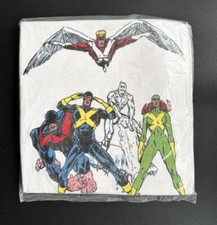 Vintage Marvel Super Heroes Comic Images X-Men X-Factor T-Shirt L Sealed 1986