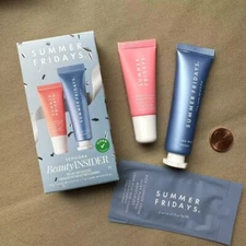 Summer Fridays Self-Care Celebration birthday gift (lip balm/ jet lag mask)