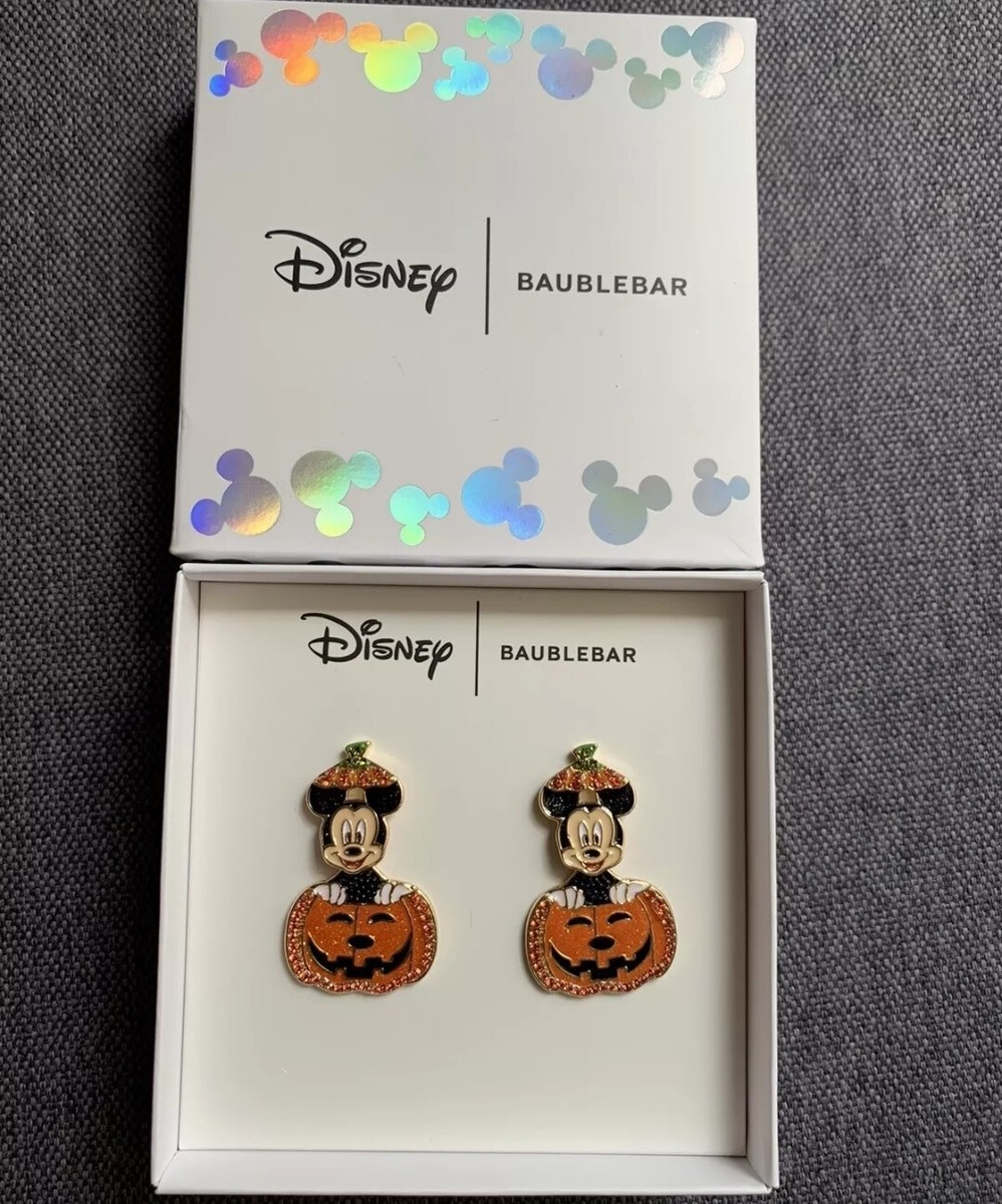 【新品】Baublebar Disneyバウブルバー　ピアス　ハロウィンミッキー Disney X Baublebar Mickey Mouse Halloween Pumpkin Jack O