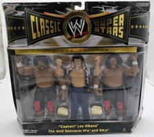 2006 Jakks WWE Classic Superstars Captain Lou Albano & Wild Samoans Afa & Sika