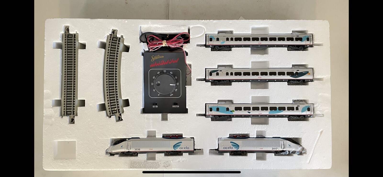 Bachmann Spectrum Amtrak Acela Express Train Set HO Scale eBay