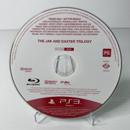 The Jak & Daxter Trilogy Sony PlayStation 3 PS3 PAL Promo Game Disc *TESTED* - Picture 1 of 2