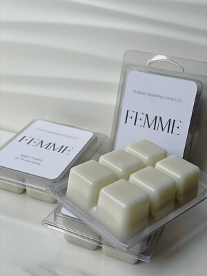 sunday morning candles- wax melt. femme by sunday morning