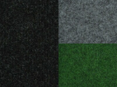 Kunstrasen Grün, Grau, Schwarz Rasenteppich Noppen, Outdoor Teppich wetterfest