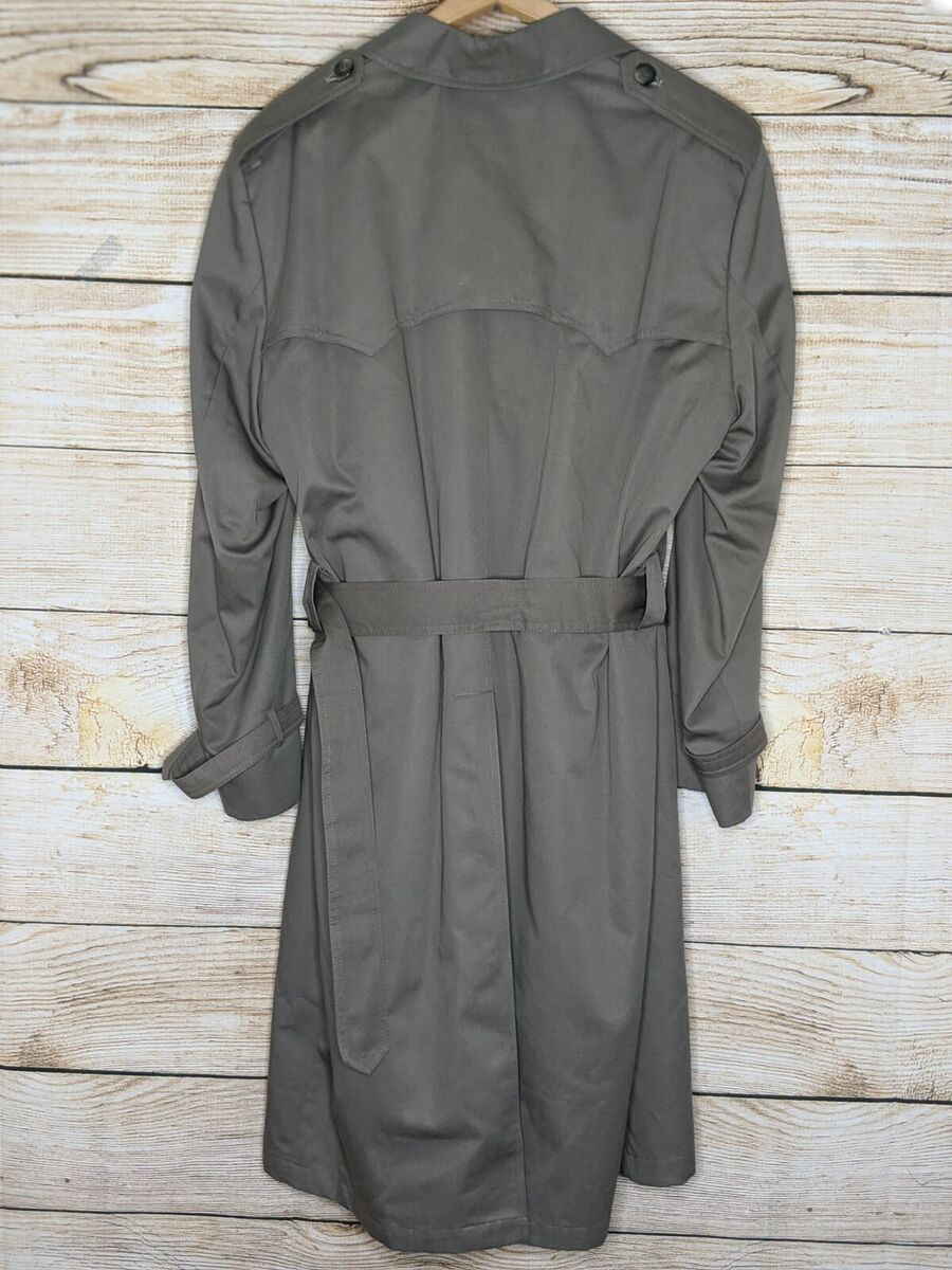 Vintage Arnie II Trench Coat Mens 42R Khaki Zip Out Lining Vintage Arnie II Trench Coat Mens 42R Khaki Zip Out Lining