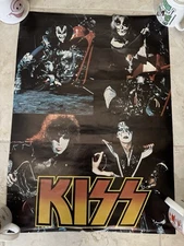 Kiss Aucoin Vintage Motorcycle Poster Pro Arts Ace Gene Peter Paul