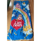 Vintage 1982 Care Bears Kids Sleeping Bag Rainbow Stars Hearts