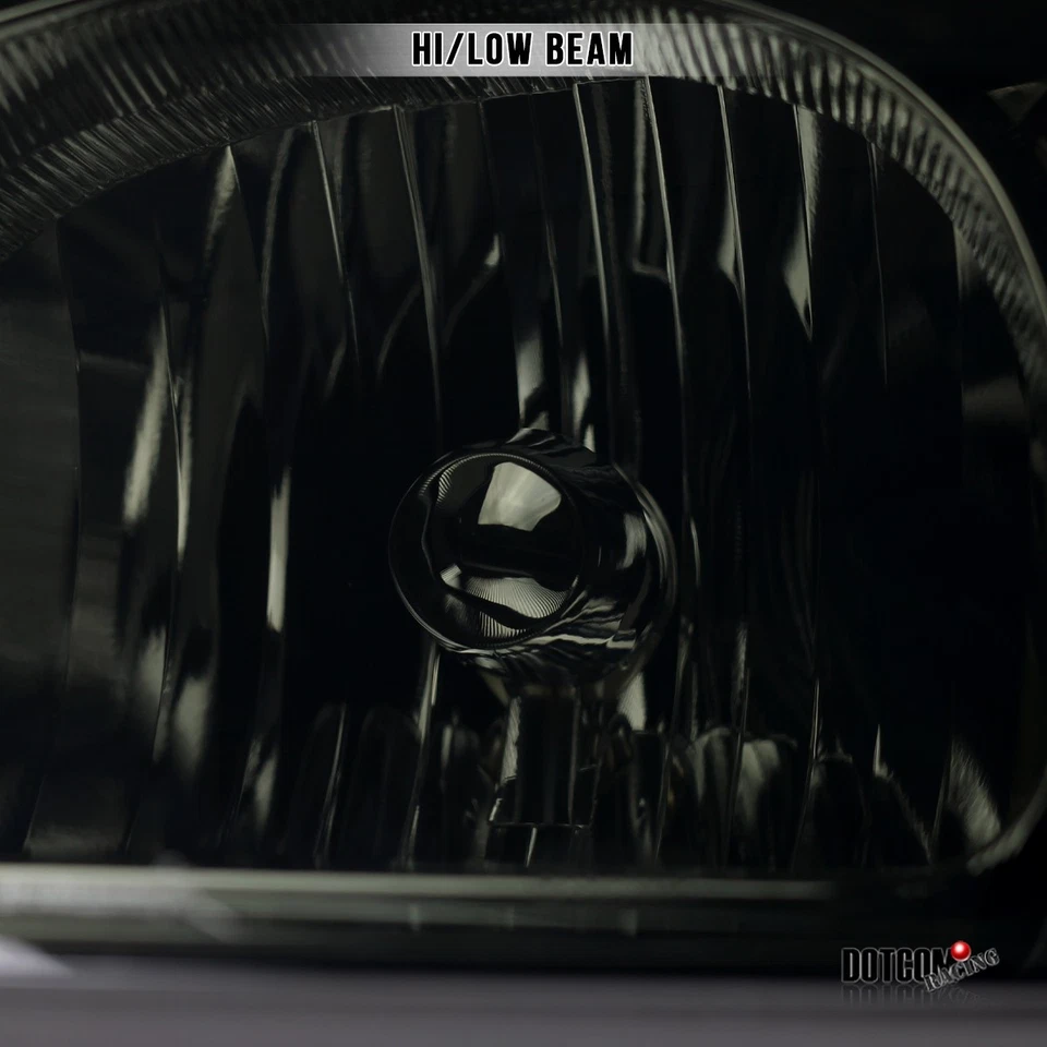 Fits 2005-2010 Chevy Cobalt 2007-2009 Pontiac G5 Smoke Headlights Lamps Assembly - Image 4 of 4