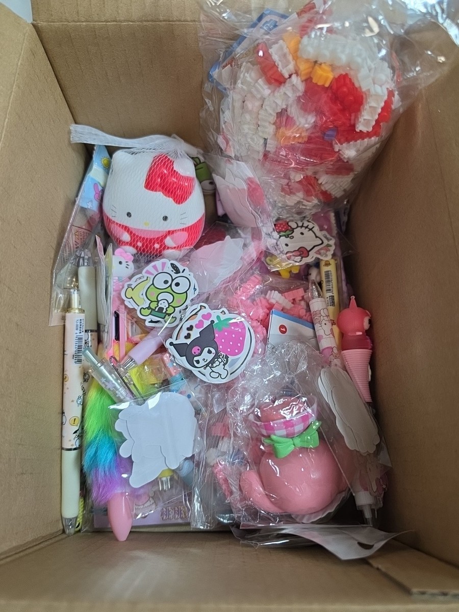 Lot of 60 Surprise Hello Kitty Mystery Box Items (One big surprise