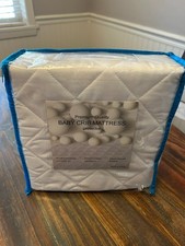 Crib Mattress Protector Waterproof, 52"X28"X 9" Baby Toddler Hypoallergenic
