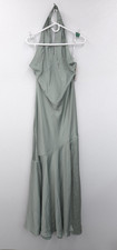 Birdy Grey Stephanie Bridesmaid Dress Sage Matte Satin Large