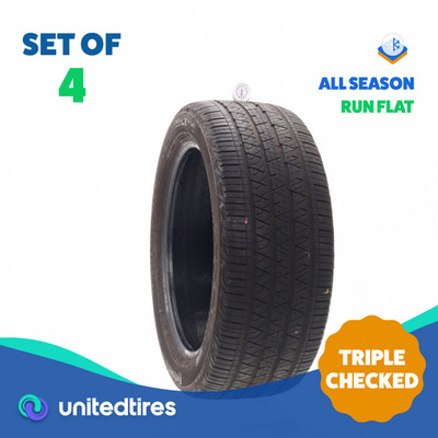 Set of (4) Used 275/45R20 Continental CrossContact LX Sport SSR 110H - 7-7.5/32