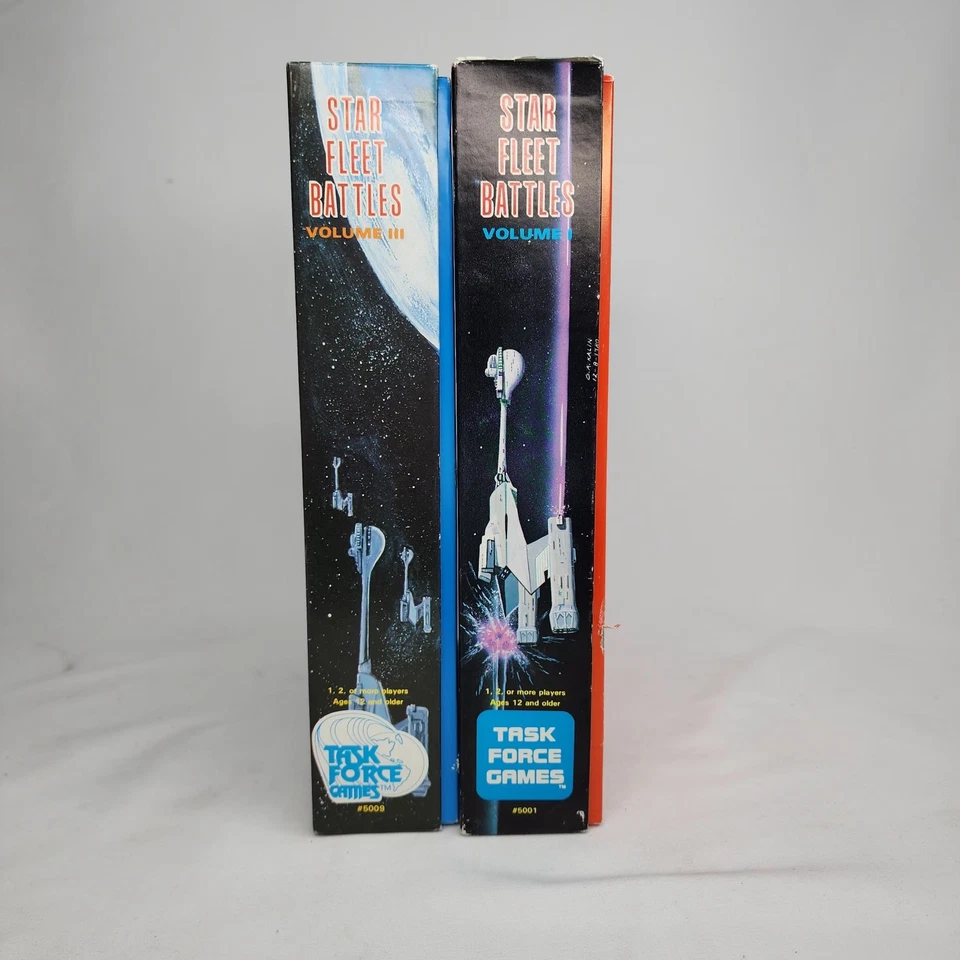Lote Batallas Flota Estelar Vol I II III Libros de Reglas SSD Hojas Contadores 1 Tarea de Mapa Hexagonal Foto 3 de 4
