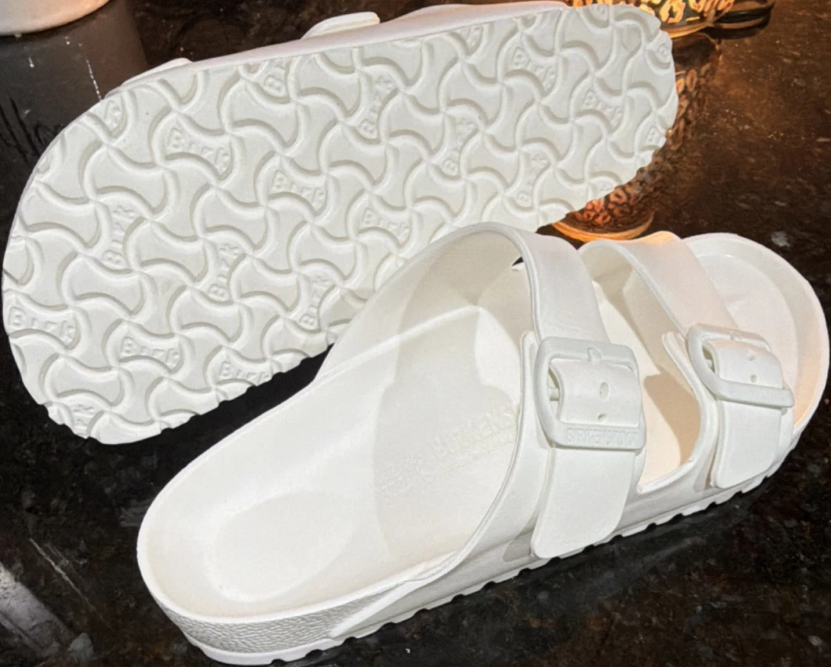 Slide White Rubber Sandals for Men for sale | eBay