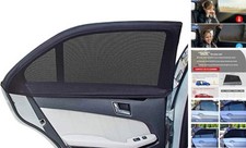 Car Window Shades, 2 Pack Breathable Mesh Car Side Back Window Sun Medium