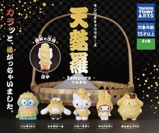Gacha Sanrio Characters Tempura Costume Figure Capsule Toy Complete Set Of 5