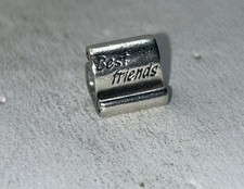 Estate Authentic PANDORA 925 Sterling Silver Best Friends Scroll Bead Charm