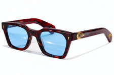 Jacques Marie Mage STERETT Tortoiseshell/Blue 52-22-146mm With Case New