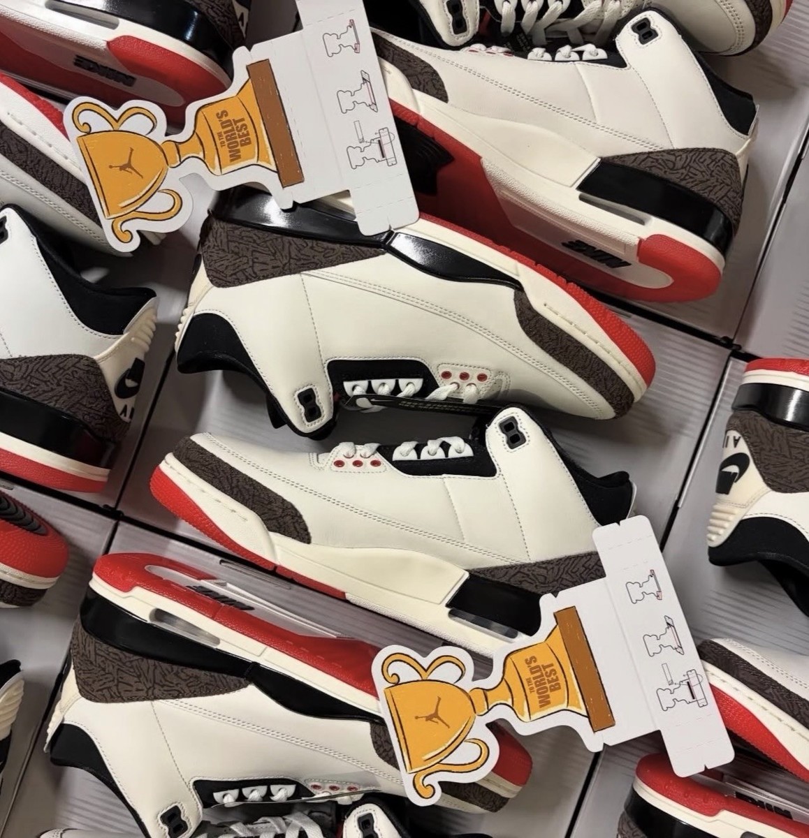 Nike Air Jordan 3 Retro World's Best Dad IF4396-103 Mens, Women's