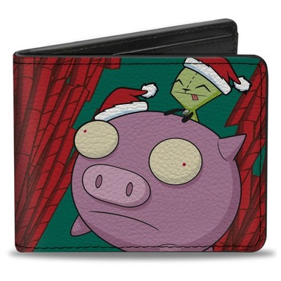 Buckle-Down Invader Zim Wallet, Bifold, Holiday Invader Zim Santa GI (US IMPORT)