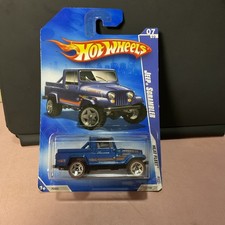 2009 Hot Wheels Walmart RedLine #123 Heat Fleet 7/10 JEEP SCRAMBLER Blue w/RLUT5