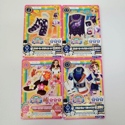 Aikatsu Local Idol Card Set Naruto Wave Flower Loco Girl Japan