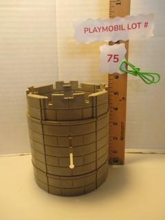 CLEARANCE SALE! Playmobil LOT # 75 = SECTION OF ROUND TOWER of VINTAGE CASTLE