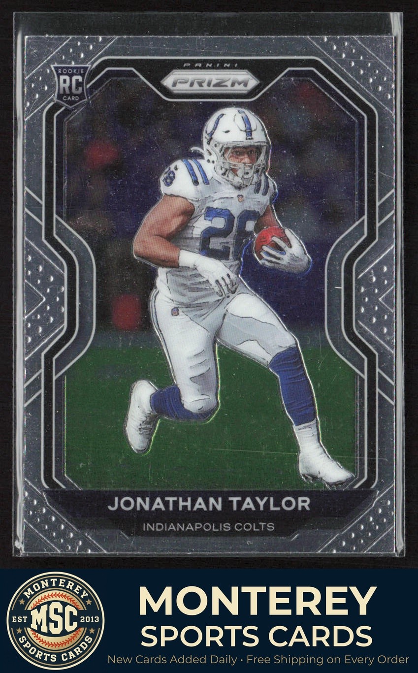 Jonathan Taylor 2020 Panini Prizm RC #332 Indianapolis Colts