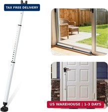 2-in-1 Security Bar for Doors and Windows, Adjustable Sliding Door Security Bar,
