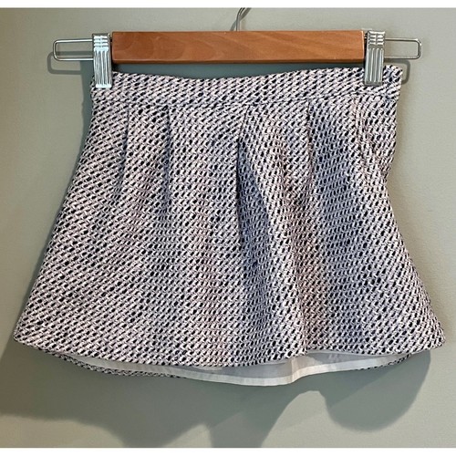 JANIE & JACK Fully Lined woven with purple thread Skirt- Size 5