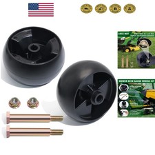 Quality Replacement Mower Deck Wheels - 2 Pack with Bolts for Cub Cadet