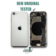 iPhone SE 2nd Gen White Back Housing OEM w Small Parts Grade A Replacement