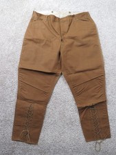 NWT VTG 1920-30's Utica Duxbak Duck Canvas Hunting Pants 42x30 Button FLY