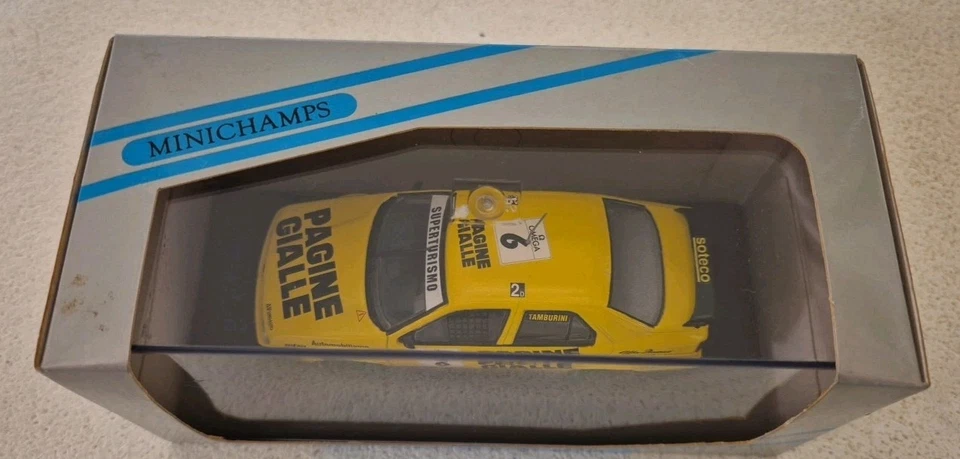 1/43 MINICHAMPS ALFA ROMEO155 TS #'94 CLASS 2 TAMBURINI.NO VITESSE BANG  ONYX. - Immagine 2 di 4