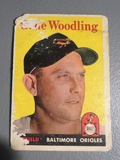 1958 Topps Baseball - Gene Woodling ( Baltimore Orioles ) #398 - POOR