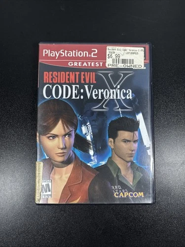 Resident Evil Code Veronica X Sony PlayStation 2 PS2 Complete CIB
