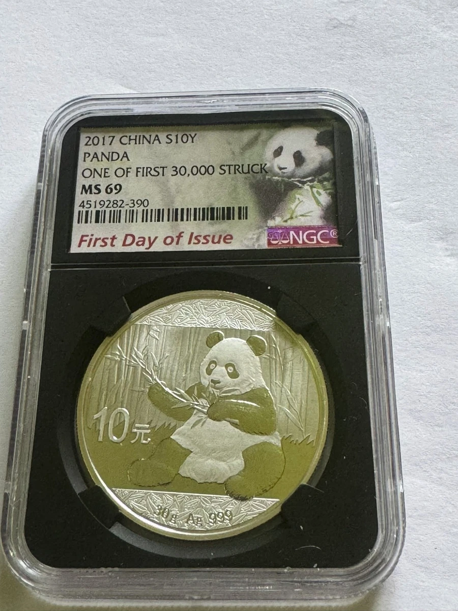 Chinese Panda NGC Grade MS 69 1 oz Precious Metal Content per Unit