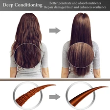 Hair Steamer Heat Cap for Deep Conditioning, Thermal Steam Cap for Natural Ha...