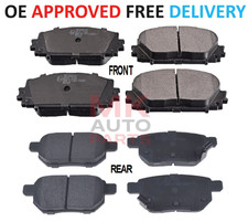 FOR LEXUS CT200h 1.8 HYBRID FRONT & REAR BRAKE PADS 2010-2021