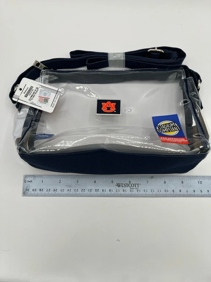 Прозрачная сумка через плечо Auburn Sandol — игровой день — одобрен стадион - Изображение 3 из 4