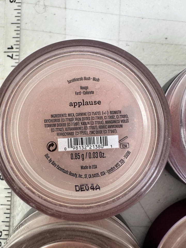 bareMinerals Loose Powder Blush Lot 4 Rare Bare Secret Radiance Papaya Applause - Image 3 of 4