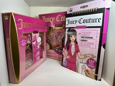 Juicy Couture 3-Piece Bundle -Bejeweled Beauty, Lip Gloss Phone Set & Sketchbook