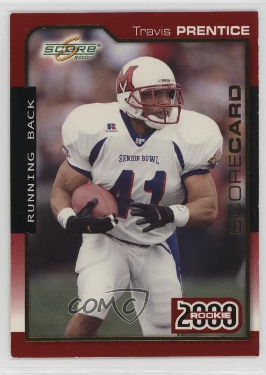 2000 Score 2000 Rookie Scorecard /2000 Travis Prentice #298 Rookie RC 0q3