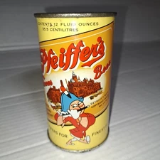 Pfeiffer's Famous Beer 12 oz. Flat Top Can Empty KEGLINED 1933 Copyright Detroit