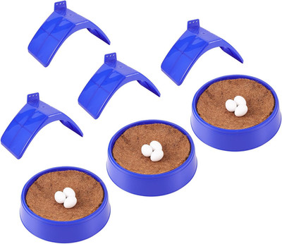 Pigeon Supplies Set,3Pcs Bird Breeding Nest Bird Eggs Mat,4 Pcs Pigeon Stand Dov