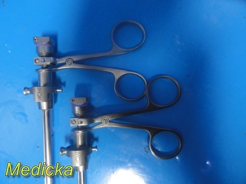 2X Gyrus ACMI Elite Series Rigid Optical Forceps (E8215 & E8213) WL=25cm ~ 37985 - Picture 2 of 16