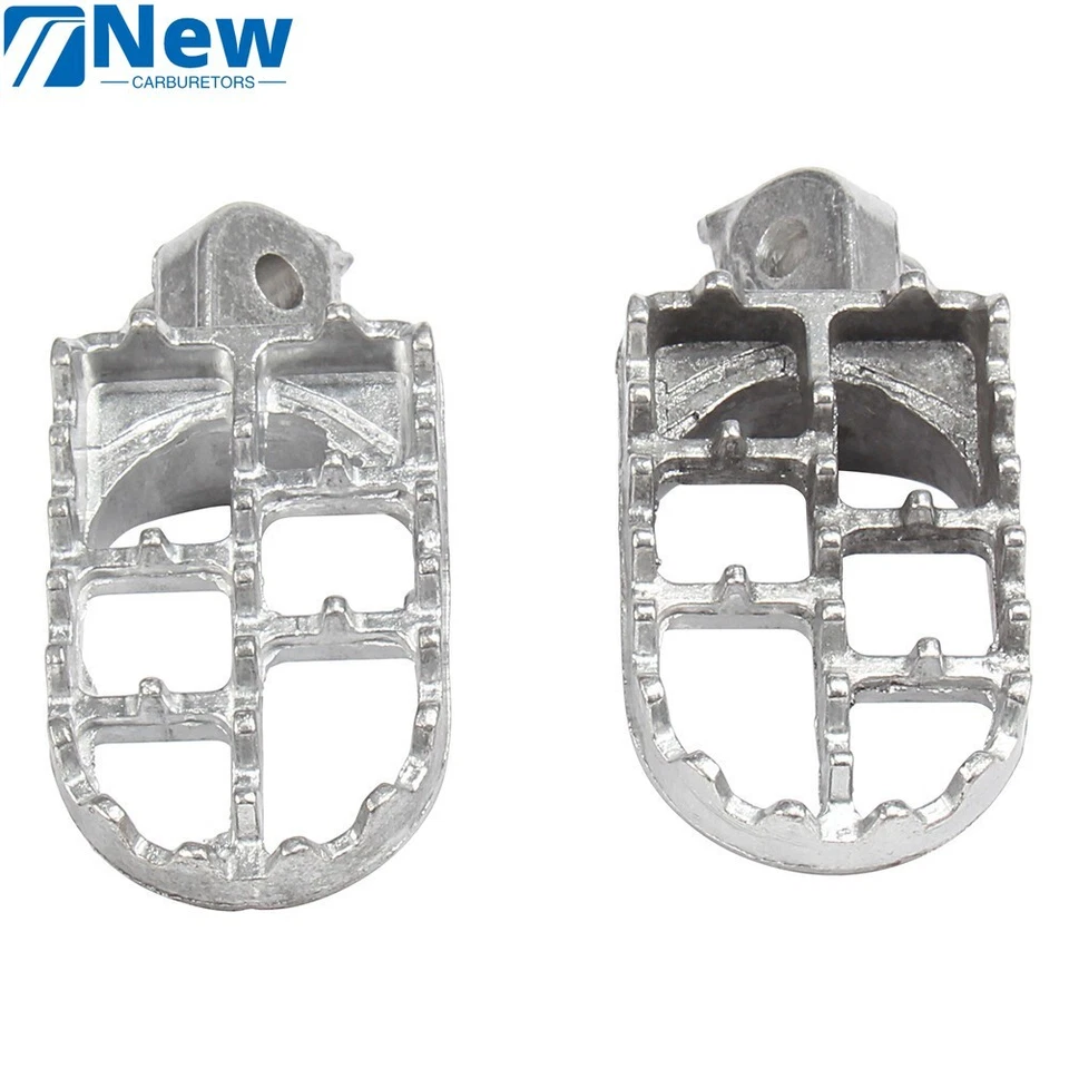 Footrest Pedal Foot Pegs Silver For Yamaha TTR125 TTR225 TTR90 TTR110 Dirt Bike Foto 2 de 4