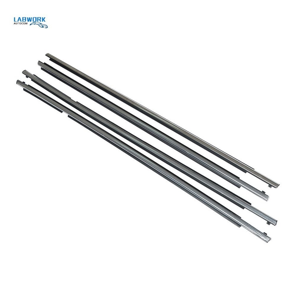 Window Weatherstrip Moulding Trim Seal Belt Chrome For Toyota RAV4 2013 ...